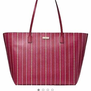 Kate Spade NY Kelsey Heart Print Leather